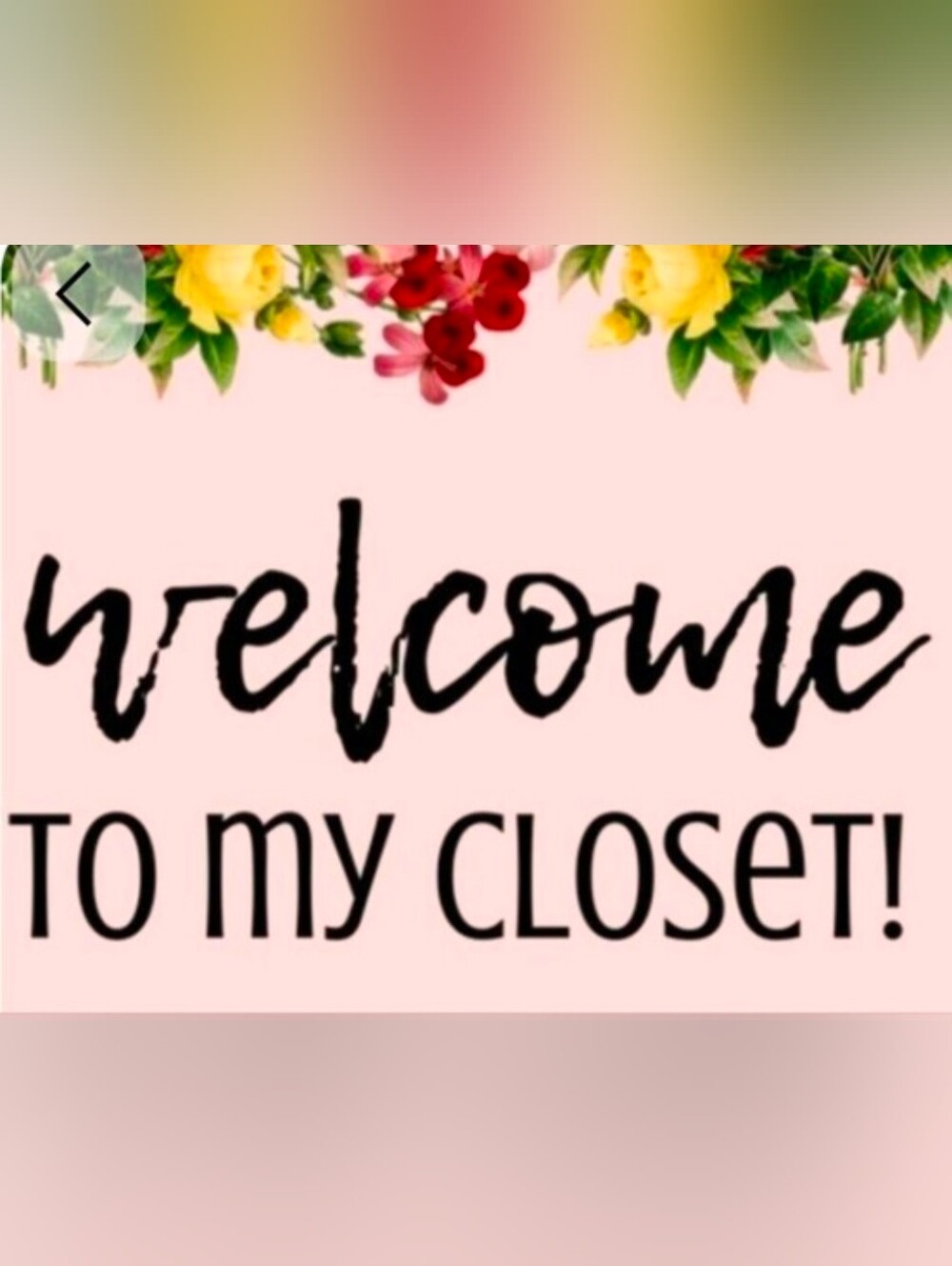 ✨✨WELCOME TO MY CLOSET✨✨
